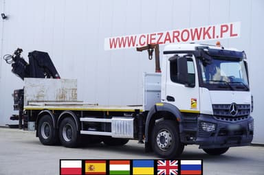 Mercedes-Benz Arocs 2643 6x4 2018 con grúa HIAB X-Hiduo 228 E-4