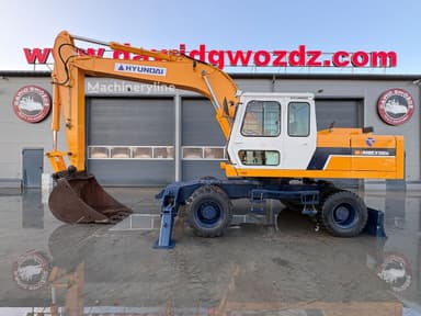 Excavadora de ruedas Hyundai Robex-200W año 1996 en venta