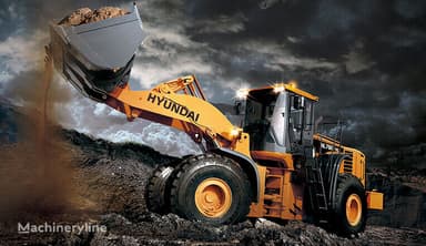 Cargadora de ruedas Hyundai HL780-9S con cargador frontal