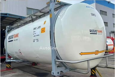 Nuevo contenedor tanque JJAP 35cbm 20ft con certificación IMO4 y ADR