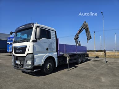 MAN TGX 26.440 Pritschenwagen mit Hiab XS 288 4 HI DUO Kran von 2016
