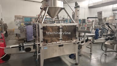 Máquina dosificadora y llenadora de líquidos Emérito con control de nivel, año 2