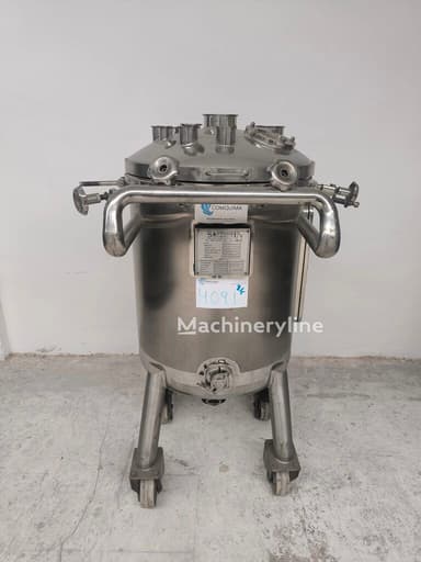 Industrieller Lagerbehälter aus 316L Edelstahl, 200 Liter