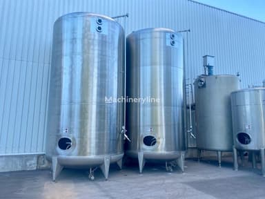 Depósitos asépticos de acero inoxidable para almacenamiento industrial