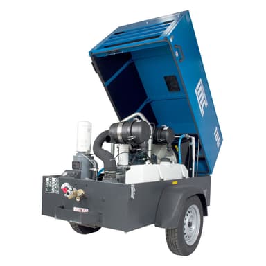 Compresor de aire móvil IMC 50 con remolque