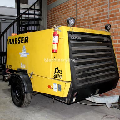 Compresor móvil Kaeser M100 con 3723 horas de uso