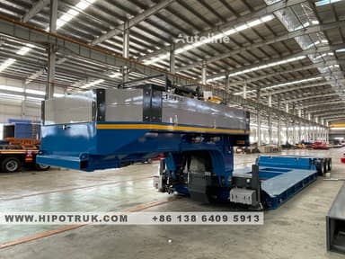 Remolque multi-eje de cama rebajada para transporte pesado