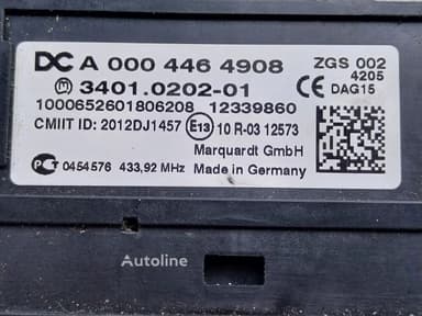 Cerradura de encendido 1845 LS para camión Mercedes-Benz ACTROS MP4 2014