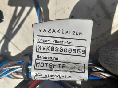 Cableado para camión Mercedes-Benz ACTROS MP4 1845 L 2014