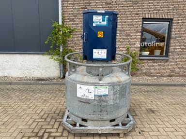 Depósito de diésel galvanizado IBC Rietberg 950L con 230V