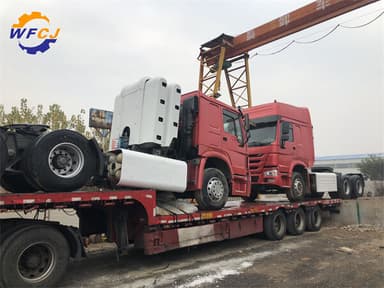 Howo CNG -kuormaajatraktori Taian Shissa, Kiinassa