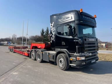 Scania R124 veturi vuodelta 2004, ajettu 570000 km