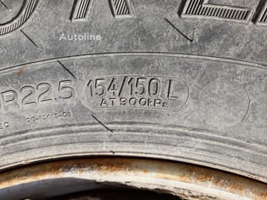 Mercedes-Benz ACTROS MP4 Riken 315/70 R22.5 Rad von 2014