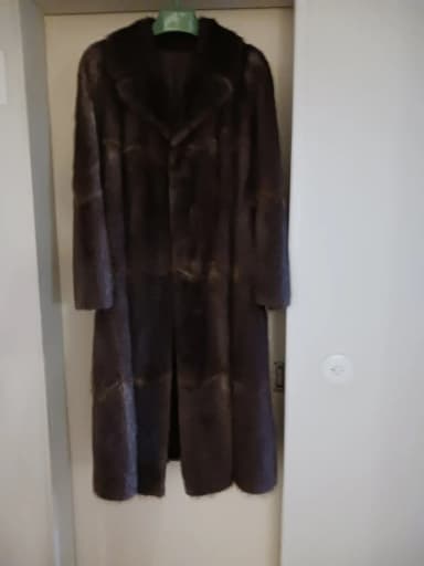 Gently used beaver fur coat made in an atelier