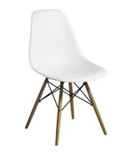 Silla Vitra Eames DSW con patas de arce