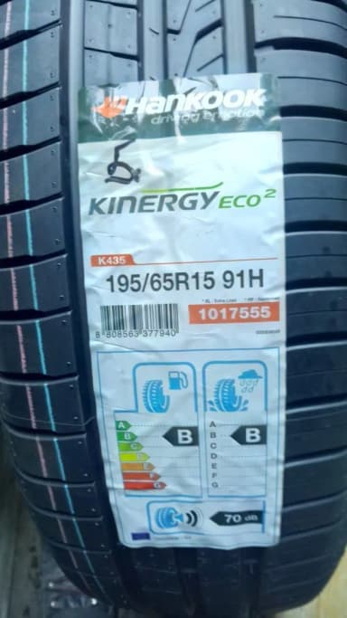 195/65R15 Hankook Kinergy Eco 2 summer tires new condition
