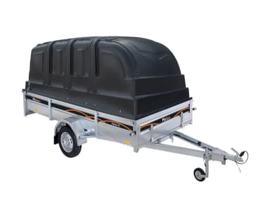 Remolque Ilves 327 con lona para transporte fiable
