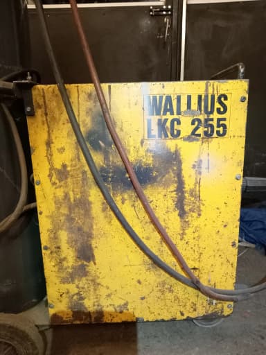 Wallius LKC 255 MIG-Schweißgerät mit Drei-Gang-Steuerung, defekt