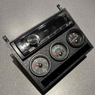 Marco estéreo para tres medidores de 52 mm para Volvo 940 y 740