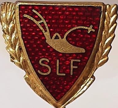 Swedish agricultural workers' union pin auction