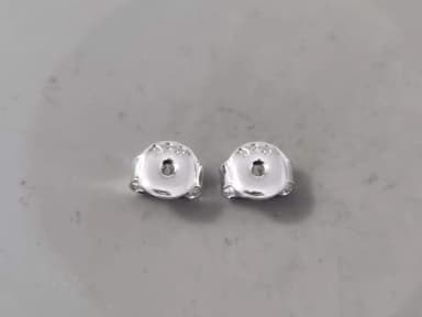 Pair of genuine 925 silver earring locks
