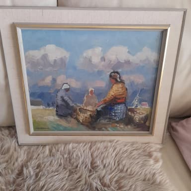 Oil painting of H. Born available at auction