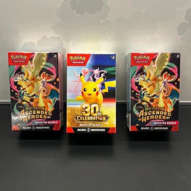 Pokémon Booster-Bündel Mega Evolution Ascended Heroes & 30th Celebration