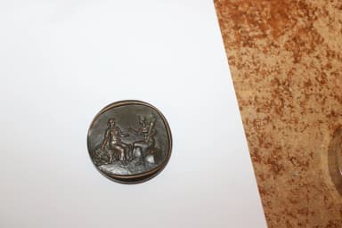 Swedish Metal Guild commemorative bronze medal Sweden-USA 1976