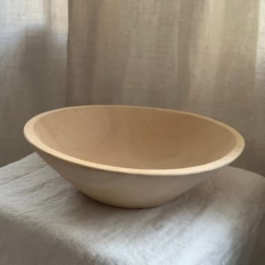 Cuenco de madera ideal para frutas