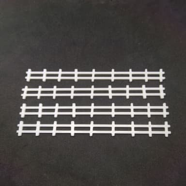 Set of 4 H0 scale fences 1:87 model
