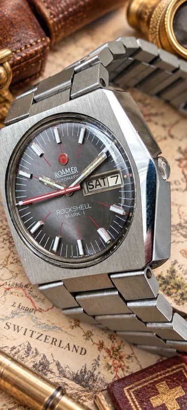 Roamer Rockshell Mark I automaattikello huutokaupassa 2026