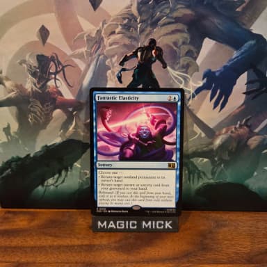 Magic The Gathering Fantastic Elasticity #30 MSC Blaue Zauberkarte