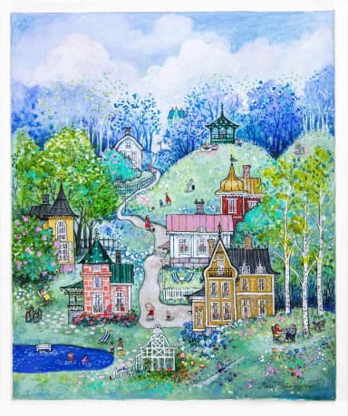 Juli de Marit Björnegran pintura acrílica sobre lienzo