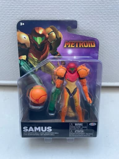 Metroid Prime 2 Samus Aran 4-inch figure with Morph Ball