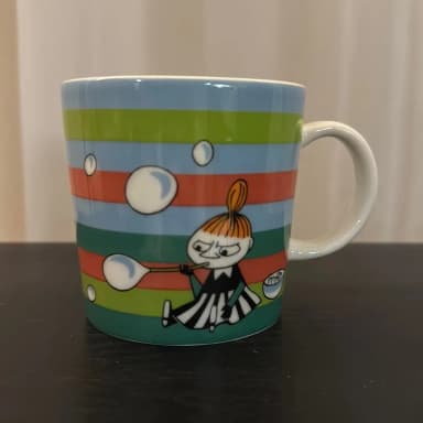 Mumin-Tasse mit Seifenblasen-Motiv von 2011