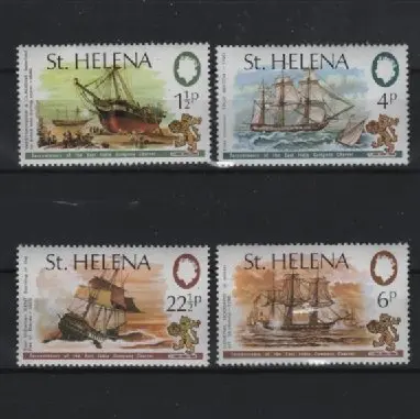 St Helena 1973 East India Company ship 4v collection