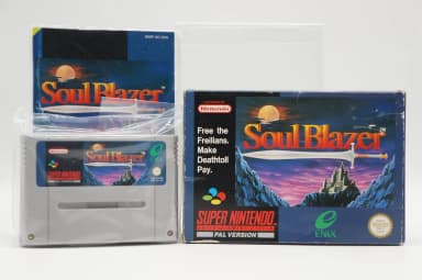 Soul Blazer komplett CIB für Super Nintendo PAL, schwedische Version