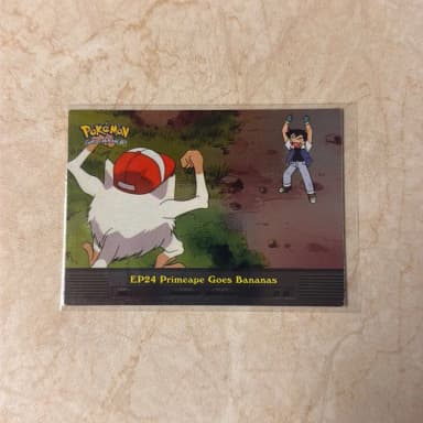 Primeape goes bananas Pokemon card EP24 auction