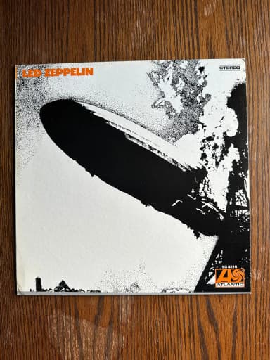 Led Zeppelin vinyyli LP-levy stereo SD 8216 kaiverruksella