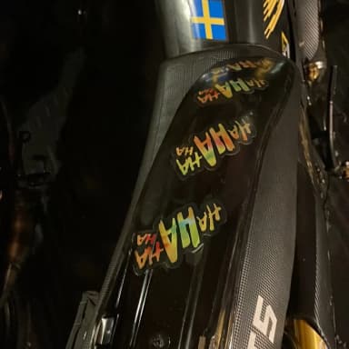 Guardabarros delantero negro para Honda