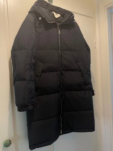 ARKET black down jacket, size S
