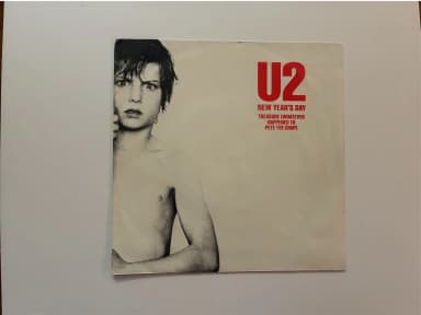 U2 New Year's Day 7-inch French pressing vinyl