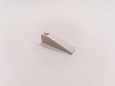 Valkoinen LEGO kalteva pala 4x1 18 osa 60477