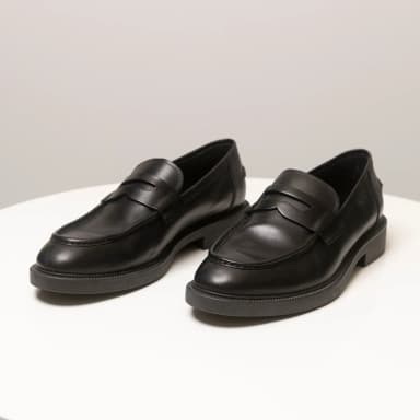 Vagabond schwarze Loafers Größe 44 zu verkaufen