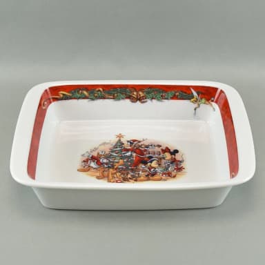 Disney Christmas ceramic baking dish 25.5 x 20 cm by Fyrklövern