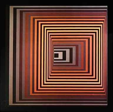 Victor Vasarelyn alkuperäisteos vuodelta 1973 erinomaisessa kunnossa
