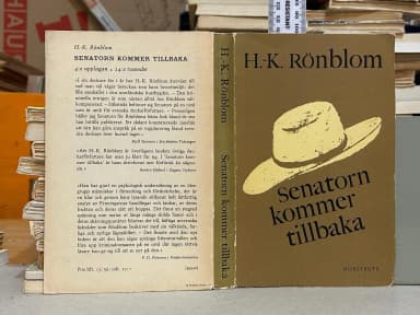 Senatorn kommer tillbaka by Hans Krister Rönblom, very good plus condition