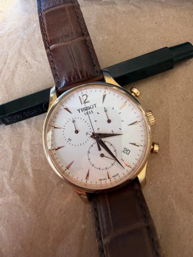 Cronógrafo Tissot 1853 en subasta