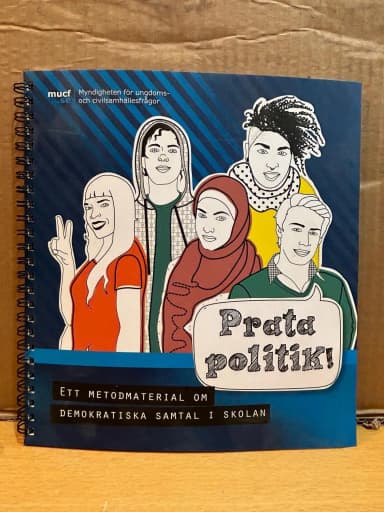 Prata politik book on democratic discussions in school