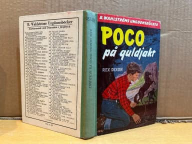 Poco på guldjakt by Rex Dixon, Wahlström 1987-88, fine condition